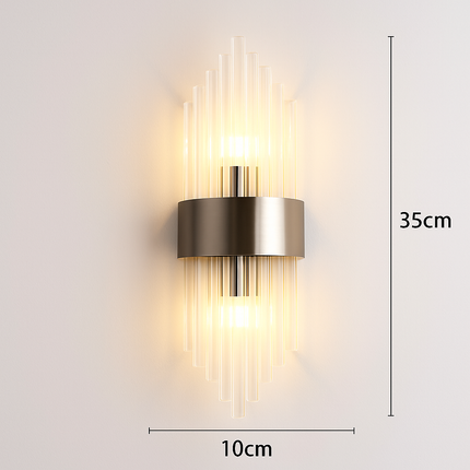 Applique murale LED en cristal transparent — LZ4X9T2