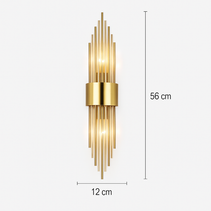 Applique murale LED en cristal transparent — LZ4X9T2