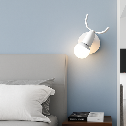 Applique murale LED en bois forme cerf design Novelty — LZ4X9T1