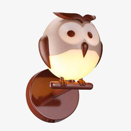 Applique murale LED décorative en forme de hibou cartoon — LZ4P9XQ