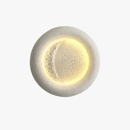 Applique murale LED en résine forme lune avec intensité réglable — LZ4X7P9