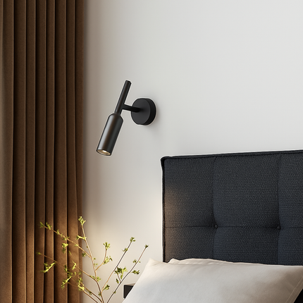Applique murale LED en laiton avec variateur rotatif pour lecture — LZ4X9T1