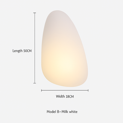 Applique murale LED en verre coloré au style nordique — LZ4X9P2