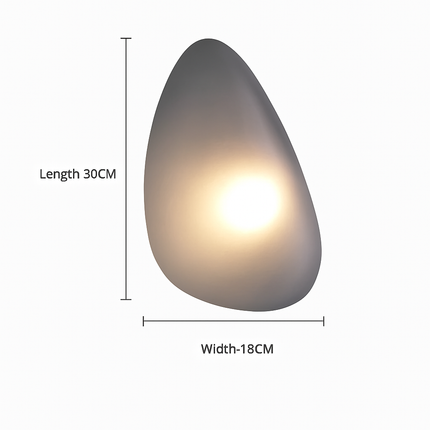 Applique murale LED en verre coloré au style nordique — LZ4X9P2