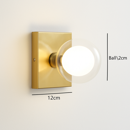 Applique murale LED en verre au design moderne pour intérieur — LZ4X9T2
