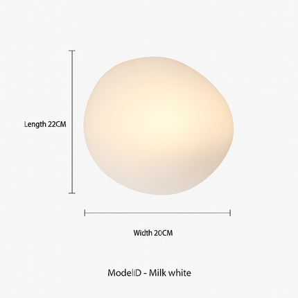 Applique murale LED en verre au design nordique décoratif — LZ4X9P2