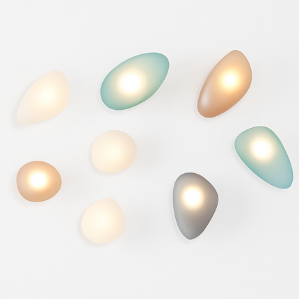 Applique murale LED en verre au design nordique décoratif — LZ4X9P2
