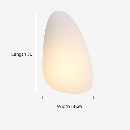 Applique murale LED en verre au design nordique décoratif — LZ4X9P2