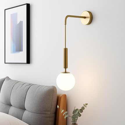 Applique murale LED en verre au design simple et moderne — LZ4X7P9