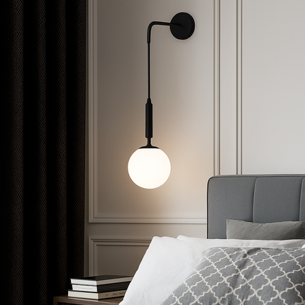 Applique murale LED en verre au design simple et moderne — LZ4X7P9