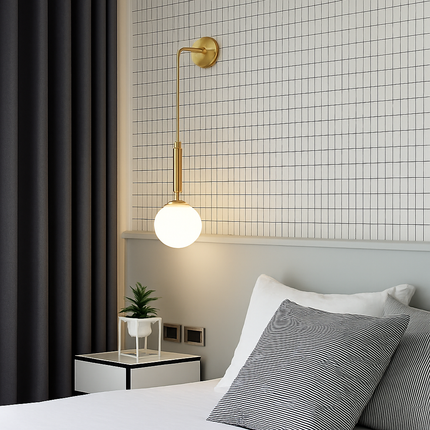 Applique murale LED en verre au design simple et moderne — LZ4X7P9