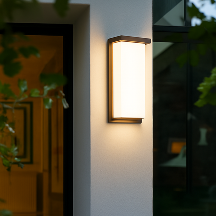Applique murale LED extérieure en aluminium étanche et décorative — LZ4X9P2