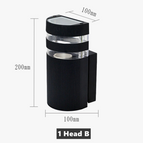 Coque en aluminium / 1 tête A / Blanc froid