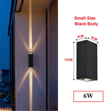 Applique murale LED extérieure étanche en aluminium moderne — LZ4X9P2
