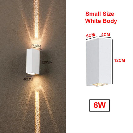 Applique murale LED extérieure étanche en aluminium moderne — LZ4X9P2