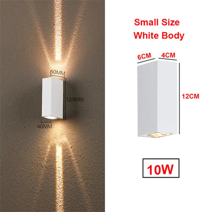 Applique murale LED extérieure étanche en aluminium moderne — LZ4X9P2