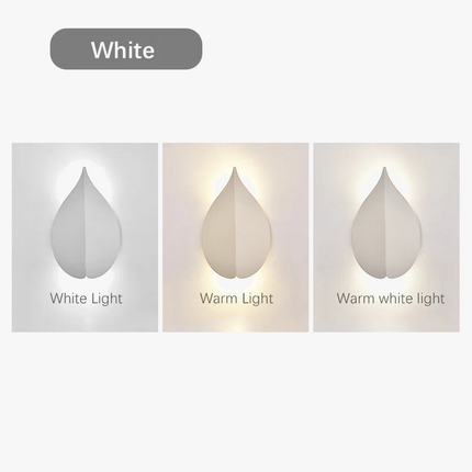 Applique murale LED design feuilles style nordique — LZ4X9P2