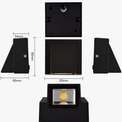 Applique murale LED étanche pour intérieur et extérieur — LZ4X9M