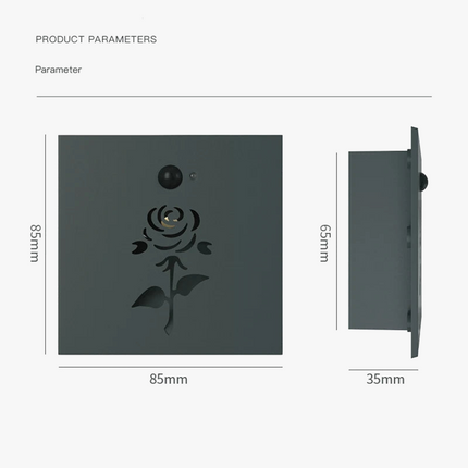 applique murale led à induction avec capteur intégré