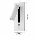 Blanc A USB / Blanc chaud (2700-3500K)