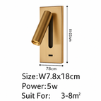Or A USB / Blanc chaud (2700-3500K)