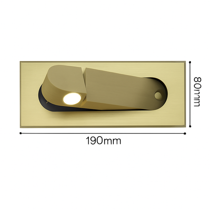 Applique murale LED intégrée nordique 3W