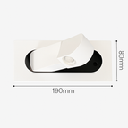 Rectangulaire Blanc / Blanc chaud (2700-3500K)