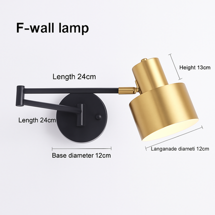 Applique murale LED dimmable pour lecture et étude — LZ4T9XJ