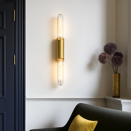 Applique murale LED longue en verre et fer moderne — LZ4XJ9