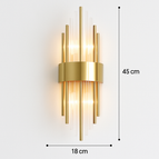 D 45cm Or / Blanc chaud (2700-3500K)