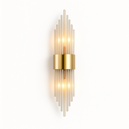 applique murale led luxe moderne dorée