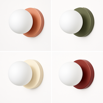 Applique murale LED créative forme macaron 10/12 cm — LZ4X9T1