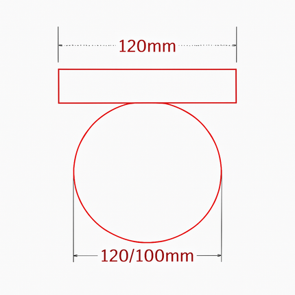 Applique murale LED créative forme macaron 10/12 cm — LZ4X9T1