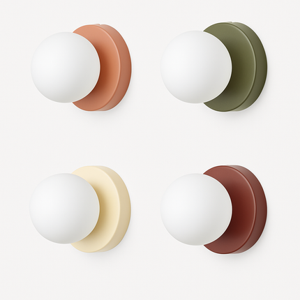 Applique murale LED créative forme macaron 10/12 cm — LZ4T9QJ2