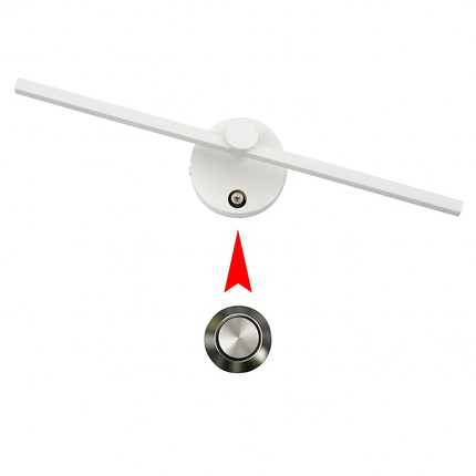 Applique murale LED pour chambre avec miroir et interrupteur — LZ4X9P