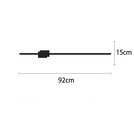 Applique murale LED au design artistique minimaliste — LZ4T9X2