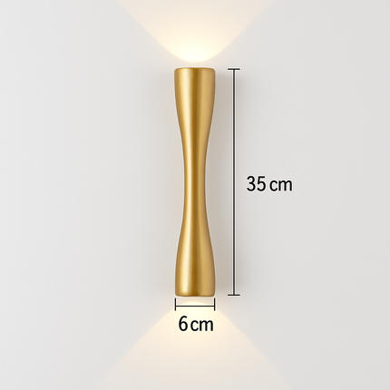 Applique murale LED moderne minimaliste étanche pour intérieur et extérieur — LZ4P9X