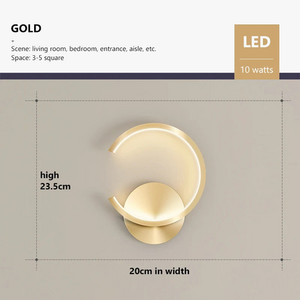 Applique murale LED moderne