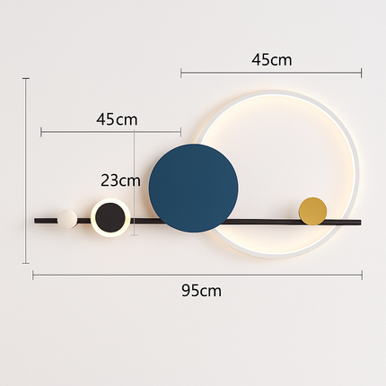 Applique murale LED moderne pour salon, chambre et hall — LZ4X9P2