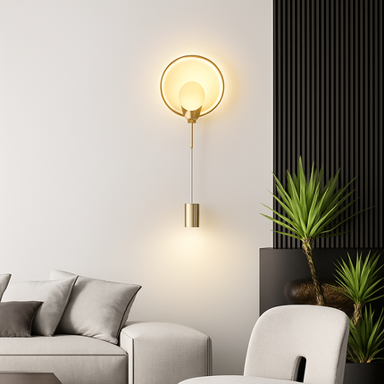 applique murale led moderne avec gradation de température