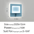 Carré blanc 16W / Blanc chaud (2700-3500K)