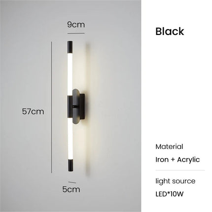 Applique murale LED rotative au design nordique moderne — LZ4F9XQ