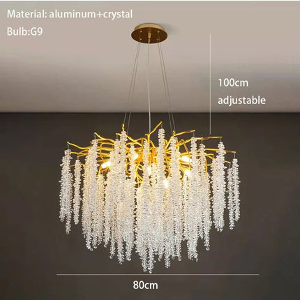 Applique murale LED design art déco branches de fleurs de cerisier — LZ7D4X