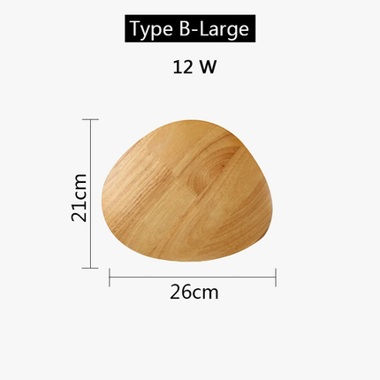 Applique murale LED en bois au design nordique moderne — LZ4X9P2