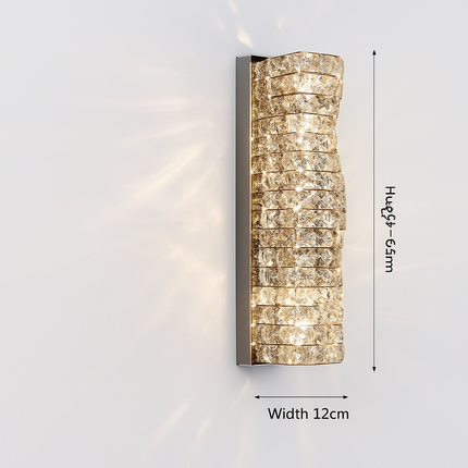 Applique murale LED décorative en cristal K9 moderne de luxe — LZ4X9T2