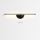 B-Noir-80cm / Blanc chaud