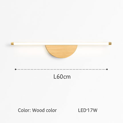 Applique murale LED design en noyer grain de bois — LZ4P9XQ