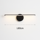 B-Noir-60cm / Blanc chaud