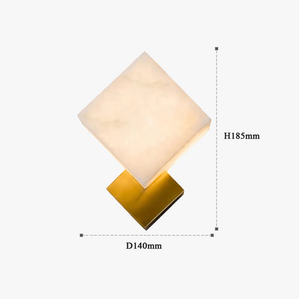 Applique murale LED en marbre style nordique américain bronze doré — LZ7N4Q