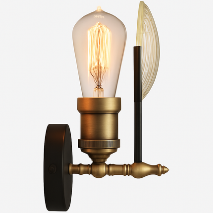 Applique murale LED nordique en verre décoratif moderne — LZ7XQ2